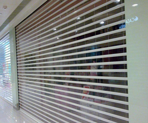 Porte <span class=keywords><strong>de</strong></span> <span class=keywords><strong>garage</strong></span> à enroulement en cristal PC, finition moderne, étanche, antivol, taille personnalisable, ateliers <span class=keywords><strong>de</strong></span> réparation automobile, entrepôts, centres commerciaux - Product Image 5