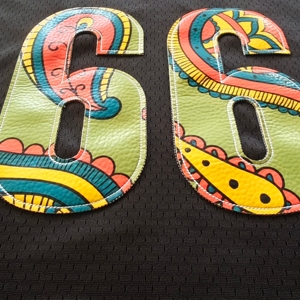 T-shirt de football américain surdimensionné personnalisé, style boxy, unisexe, streetwear, t-shirt pour femme, streetwear en mesh, t-shirt de rugby - Product Image 4