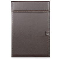 Porte-documents de bureau personnalisé avec logo, format A4, en cuir PU, avec porte-stylo, pour réunions d'entreprise