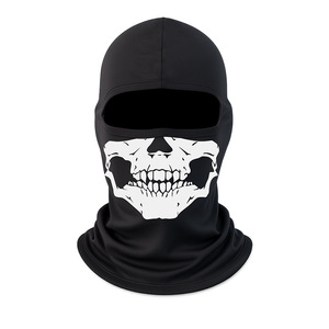 Men's Cycling Ice Silk Skull Print Full Face Mask Breathable Sun Protection Neck Cover Sport Headgear - Product Image 5