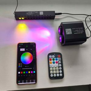 Kit de projecteur à fibres optiques 20W+9W avec effets étoiles scintillantes et étoiles filantes pour plafond de voiture, ciel étoilé pour voiture et plafond de cinéma KTV à domicile - Product Image 2