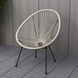 Ensemble de meubles de jardin en rotin PE durable, chaise longue en osier et fauteuil œuf <span class=keywords><strong>Acapulco</strong></span> pour l'extérieur - Product Image 1
