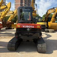 Excavatrice Kubota U55-5 d'occasion de haute qualité, avec peu d'heures de fonctionnement, bonnes performances, vente en ligne à prix réduit, ORIGINAL