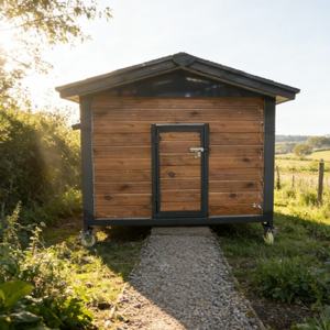 Nichoir extérieur pour lapins en pin - Multi-compartiments avec nichoir - Product Image 5