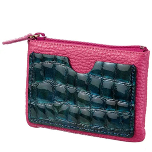 Japanese design high-quality men's authentic multicolor cowhide bi-folding <b>card</b> <b>holder</b> <b>wallet</b> - Product Image 4