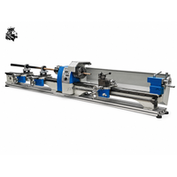 Tour de réparation de queues de billard K6125A 125 mm avec mandrin à 3 mors, machine manuelle pour la réparation des pointes de queues de billard et le tournage des queues de snooker