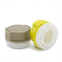 Bouchons à vis anti-déversement en plastique PP de 24 mm et 32 mm pour bouteilles d'huile, vente en gros d'usine, pour usage chimique