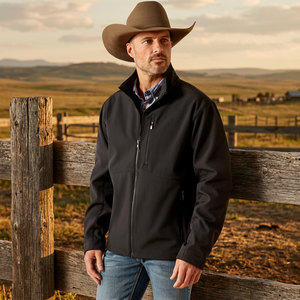 Veste en polaire noire pour homme, col montant, fermeture éclair, coupe-vent, vêtements décontractés pour l'extérieur, automne, coupe régulière, couleur unie - Product Image 3