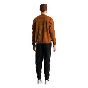 Sweat-shirt à col rond de qualité supérieure, doux et respirant, pull unisexe à manches longues, idéal pour la salle de sport, les voyages et le streetwear - Product Image 4