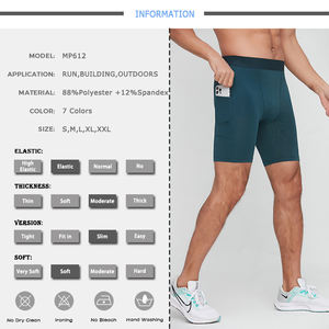 Pantaloncini attillati <span class=keywords><strong>da</strong></span> <span class=keywords><strong>uomo</strong></span> <span class=keywords><strong>Leggings</strong></span> Fitness <span class=keywords><strong>da</strong></span> allenamento <span class=keywords><strong>da</strong></span> basket con tasche pantaloncini elastici a compressione ad asciugatura rapida pantaloni corti <span class=keywords><strong>da</strong></span> ciclismo <span class=keywords><strong>da</strong></span> palestra - Product Image 2