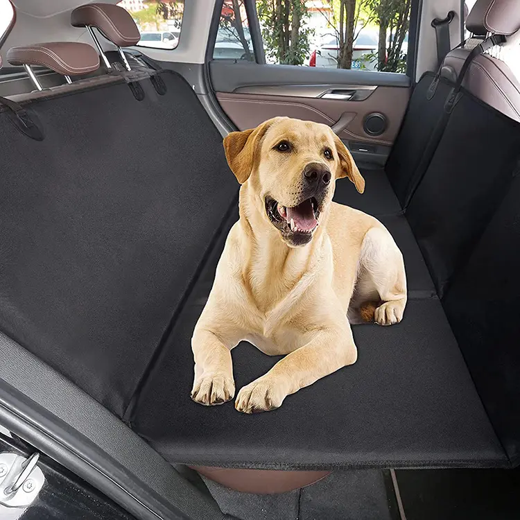 Pet Backseat Pet Bridge Dog Car Back-Seat Extender Platform Seat Cover Divider Barrier Ideal for Trucks SUVs and Full Sized