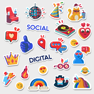 Pegatinas Adhesivas Personalizadas con Diseños Divertidos, Resistentes al Agua, de Vinilo Decorativo para Laptop, Equipaje, Botella de Agua, Carcasa de Teléfono - Product Image 4