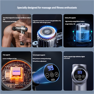 Masajeador Muscular N2 N3, <span class=keywords><strong>Pistola</strong></span> <span class=keywords><strong>de</strong></span> <span class=keywords><strong>Masaje</strong></span> Fascial con 6-8 Cabezales, Portátil, Alivia la Tensión y el Dolor Muscular - Product Image 4