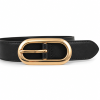 Boucles de ceinture pour hommes d'affaires, logo gravé sur mesure, alliage de zinc, métal résistant à la rouille, anti-rayures, pour ceinture en cuir