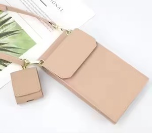 Custom Design Saffiano <span class=keywords><strong>custodia</strong></span> per telefono in pelle Cover per Aippods 1/2 Pro Set da donna borsa per <span class=keywords><strong>airpods</strong></span> e Mobile - Product Image 4