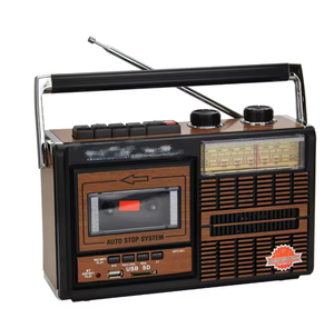 New Creative Retro Tape Radio Magnetic Tape Box <b>Speaker</b> Portable BT Radio Audio Four -Band Semiconductor Best Gift - Product Image 2