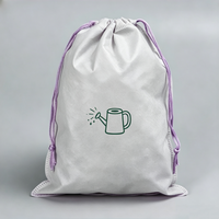 Sacs à cordon en tissu non tissé sur mesure, motif dessin animé, pochette recyclable avec poignée pour cadeaux de mariage et bijoux – Vente en gros