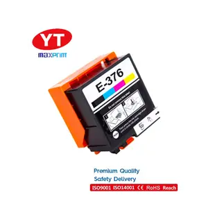 Yelbes ตลับหมึกอิงค์เจ็ทใช้ได้กับ T376 T3760 376 3760สีพรีเมี่ยมสำหรับเครื่องพิมพ์ PM-525 Epson picturemate
