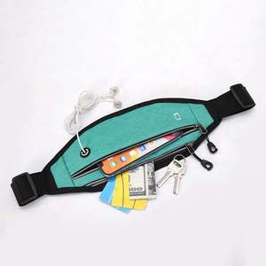 Riñonera Deportiva Impermeable de Oxford para Exteriores con Cierre de Cremallera, Bolsillo Interior y Cinturón Ajustable para Correr, Riñonera para Teléfono Móvil - Product Image 5