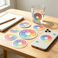 Autocollants sensoriels pour TDAH en forme d'étoile, autocollants apaisants en PVC, autocollants adhésifs anti-stress populaires pour soulager l'anxiété