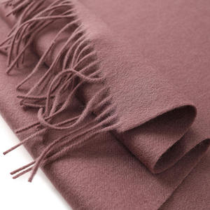 <b>Lambswool</b> Solid Color <b>Scarf</b> with Custom Logo Heavyweight Woven Winter Long Muffler - Product Image 5