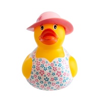Jouets créatifs pour le bain petit canard jaune, pingouins en caoutchouc avec logo personnalisé qui flottent et sont amusants pour la piscine ou la salle de bain