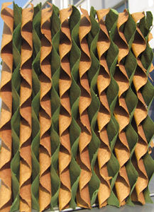 1 yıl garanti ev kullanımı kanatlı sera soğutma HAVA SOĞUTUCU evaporatif PP çerçeve soğutma pedi - Product Image 5