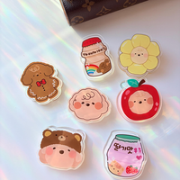 Clip en acrylique transparent double face personnalisé pour animation, en PP