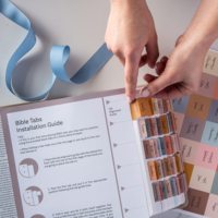 Vente en gros d'usine, étiquettes autocollantes pour Bible, faciles à lire, colorées