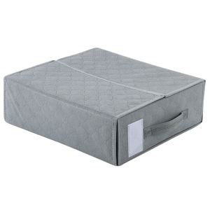 Custom Logo Foldable Bedding Blankets Storage Box Case Closet, Organizer Storage Bag Clear Window <b>Bed</b> <b>Sheet</b> Set Organizer - Product Image 1