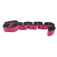 Cinta elástica de nailon con logotipo personalizado, 12 lazos, para Fitness, fisioterapia, Yoga