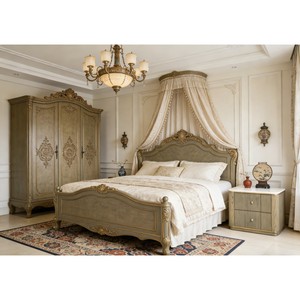Modern High-End Luxury Bedroom Furniture Set Wood Design Nightstand Bedside <b>Table</b> for Home Office Hotel Use - Product Image 2