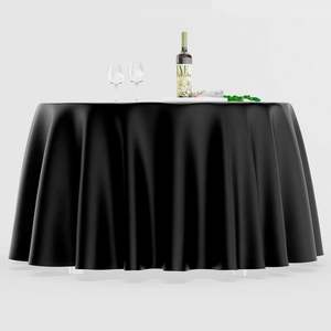 Manteles de Poliéster/Algodón Tejidos Personalizados al por Mayor para Uso en Banquetes y Fiestas al Aire Libre - Resistentes al Aceite, Impermeables, Lavables y Resistentes al Calor - Product Image 3