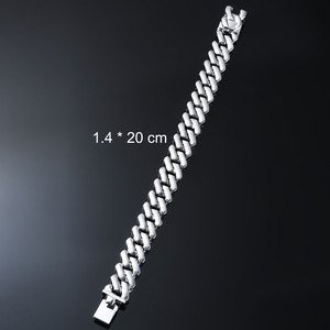 2026 Hot Selling Personalized Simple Alloy Geometric Chain <b>Bracelet</b> Hiphop Punk Style Men's Charm <b>Bracelets</b> Wholesale Jewelry - Product Image 6