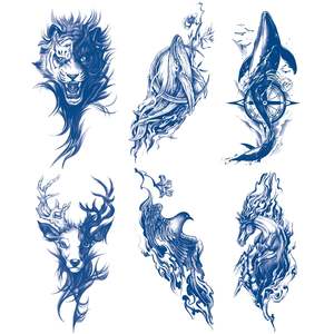 En Stock 2 Semaines Fashion Factory <span class=keywords><strong>Ebay</strong></span> Vente chaude Noir Étanche Temporaire <span class=keywords><strong>Tatouage</strong></span> Autocollant Tribal Totem <span class=keywords><strong>Tatouage</strong></span> autocollant - Product Image 3