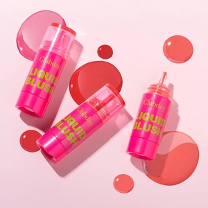 Fard à joues liquide Air-cushioned Button 6 couleurs, blush liquide polyvalent, rouge à lèvres mat <span class=keywords><strong>rose</strong></span>, maquillage longue tenue et facile à appliquer - Product Image 6