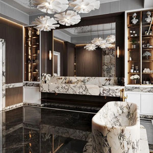 Losas de Mármol Natural Moderno Calacatta Viola para Encimeras de Cocina, Revestimiento de Paredes, Muebles para el Hogar, Azulejos para Pisos, Decoración del Hogar - Product Image 3