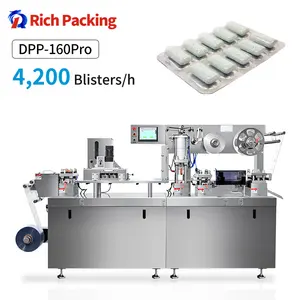 DPP 160pro Blister şeker paketleme makinesi sakız Blister ambalajlama makinesi