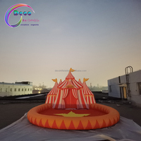 Scène de Cirque Gonflable de Haute Qualité pour Spectacles de Carnaval