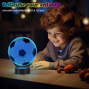 Custom Creative 3D Illusion Anime Lamparas <strong>Football</strong> Club Styles - Product Image 2