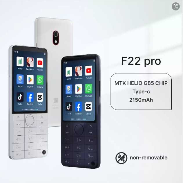 QIN F22 pro2.4インチ高齢者携帯電話MTK G Android12がGooglePlay 64gb32GB Media Tek Helio G85をサポート