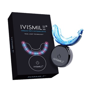 ชุดฟอกสีฟันขาวแบบไร้สาย Ivismile Oem Odm พร้อมเทคโนโลยีแสงสีแดงและสีน้ำเงินคู่ สำหรับใช้ที่บ้าน ระดับมืออาชีพ รับผลิตแบรนด์ส่วนตัว - Product Image 1