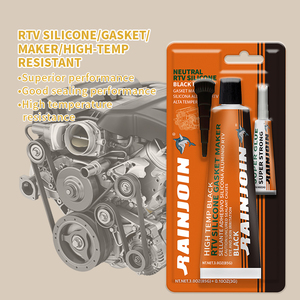 Rainjoin 85g + 3G Nhiều màu RTV Đen Silicone Gasket Maker 502 siêu keo Silicone sealant - Product Image 4