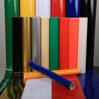 Vinilo Espejo Plateado/Dorado, Vinilo Autoadhesivo, Rollos de Vinilo de Corte de Color para Material de Adhesivos Publicitarios