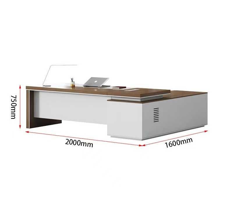 Bureau du patron de 2 m