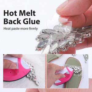 QIAO Crystal Clear Rhinestones Ornament Iron on <strong>Diamond</strong> Rhinestones for Clothing Bags Hoodie <strong>Decorations</strong> Accessories - Product Image 5