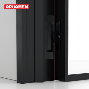 Porta da Bagno in Alluminio e Vetro con Design Personalizzato, Cerniere Nascoste, Finitura <span class=keywords><strong>per</strong></span> Appartamenti, Hotel e <span class=keywords><strong>Architetti</strong></span> Professionisti - Product Image 3
