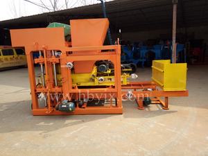 QTJ 4-28 distribusi bahan otomatis, mesin pembuat bata semen blok peletak beton Paving pasir berongga - Product Image 5