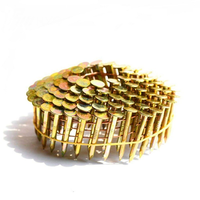 Vente en gros, usine de vente en gros, bobine de toit, clou en Carton, anneau en fer, diamant, matériau de Construction ISO, 3 bobines, clou lisse