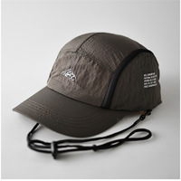 Gorra de Béisbol con Cordón Ajustable, Secado Rápido, Ligera, Protección Solar, para Campismo, Senderismo, Montañismo, Unisex, OEM, Personalizable en Pequeñas Cantidades